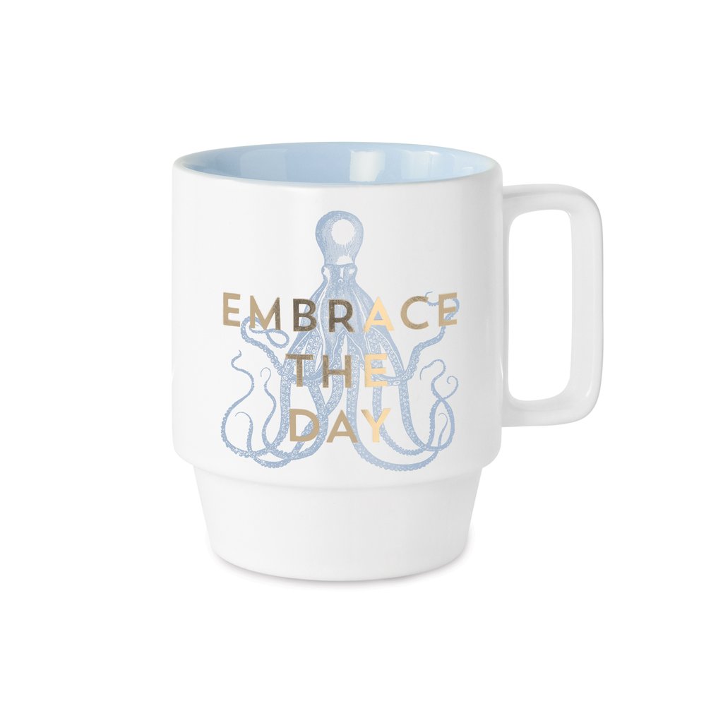 Embrace The Day Octopus Ceramic Mug