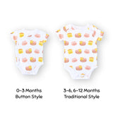Organic Cotton Bodysuit - Dim Sum