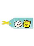 Cute Kids Dumplings Gift Tag