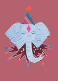 Magical Party Elephant Art Print