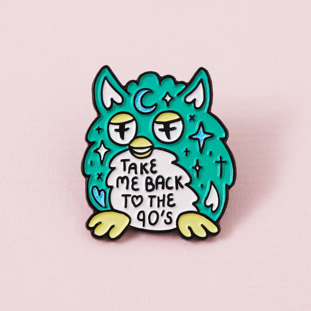 " Evil Nostalgic Furby " Enamel Pin