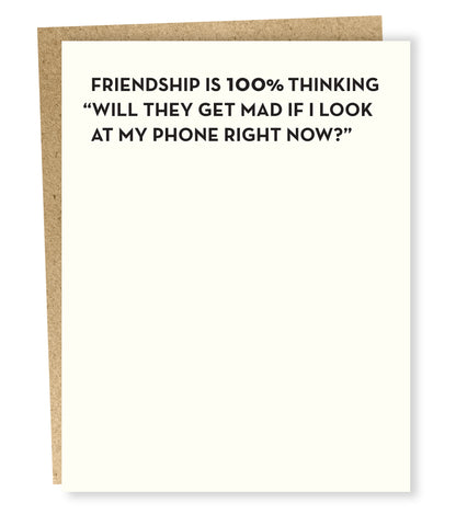 " Friendship " Card