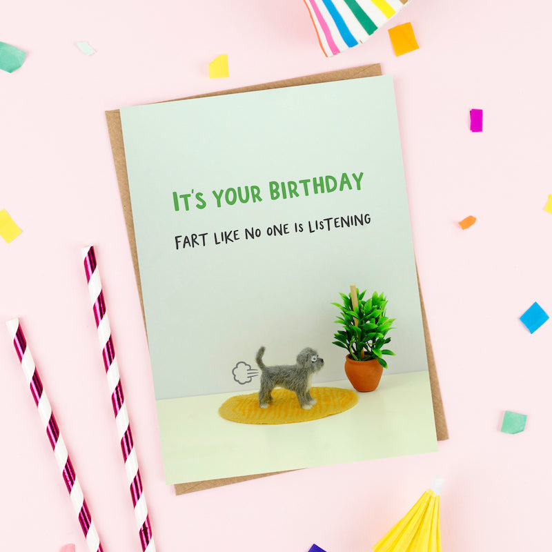 " Fart B-Day " Greeting Card