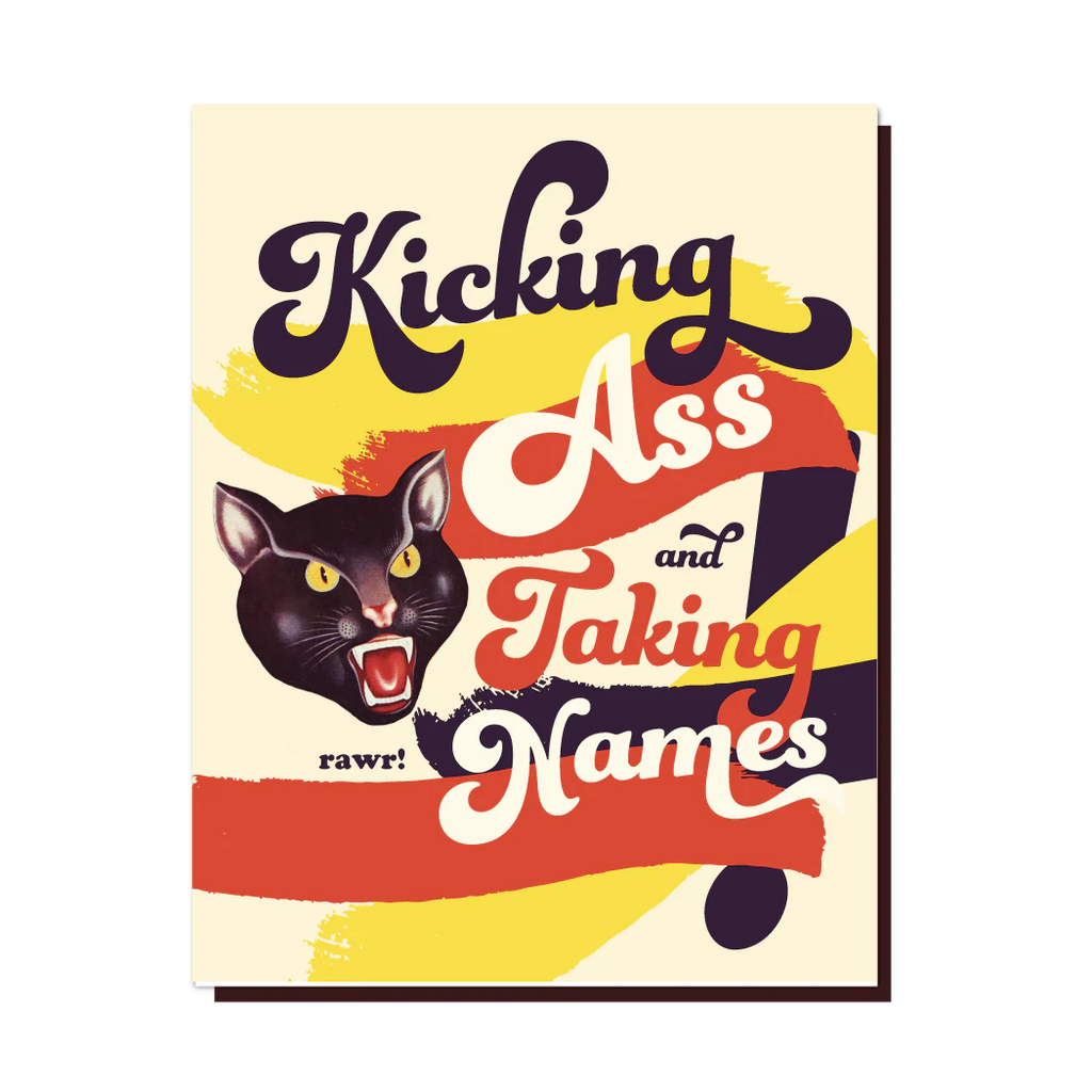 " Kicking Ass " Card
