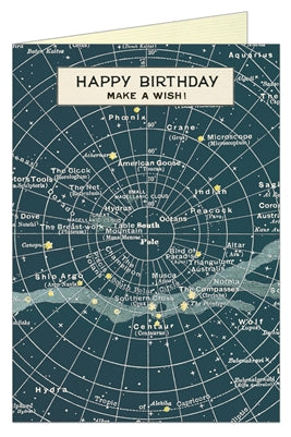" Happy Birthday Celestial " Card