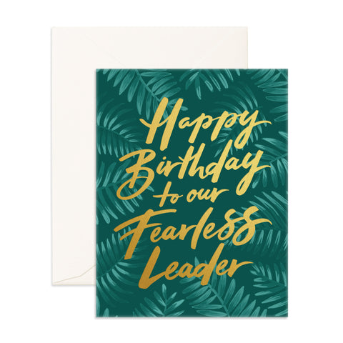 " Fearless Leader " Card Greeting Cards - Thorn and Burrow
