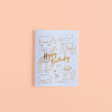 " Birthday Animals " Card Greeting Cards - Thorn and Burrow