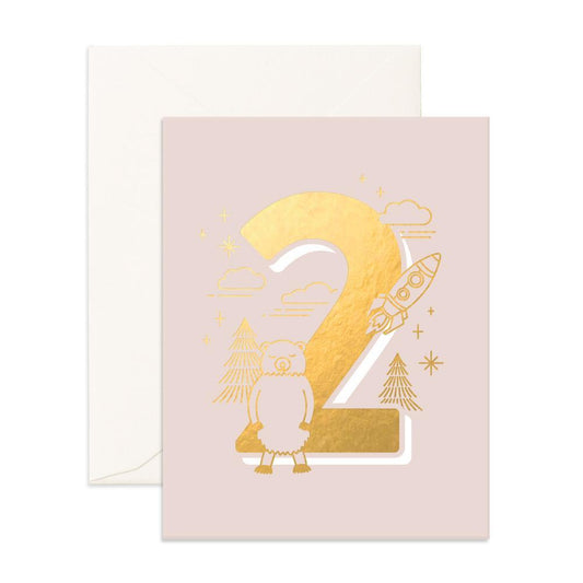 " No. 2 Two Animals " Card