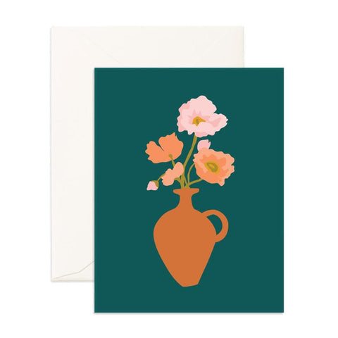 " Muse Poppies  " Card