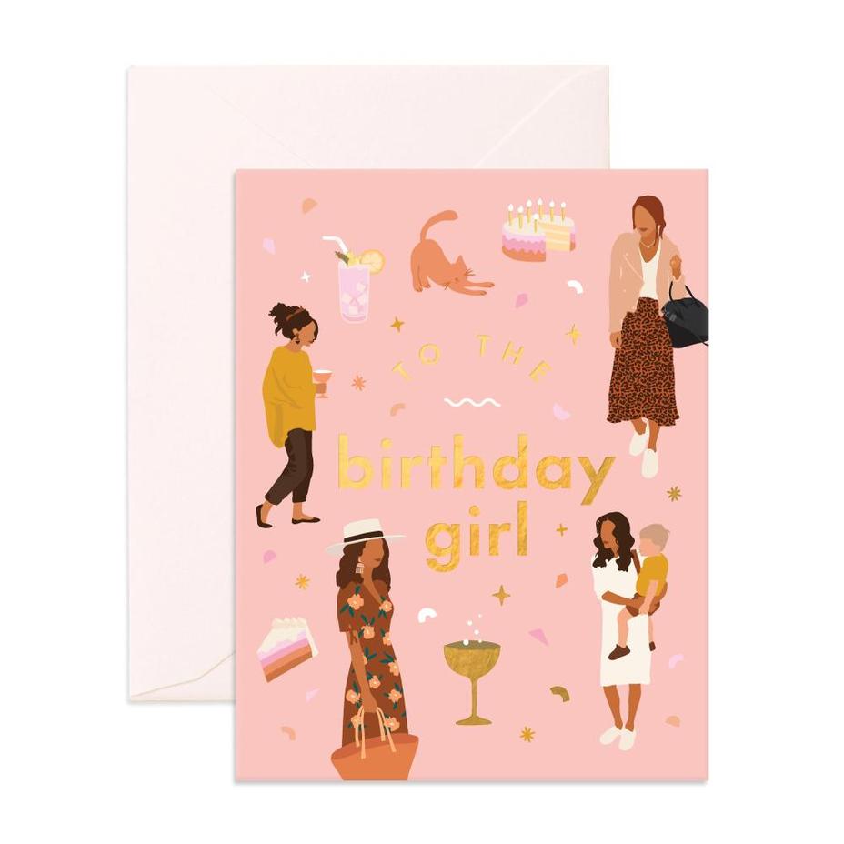 " Muse Birthday Girl " Card