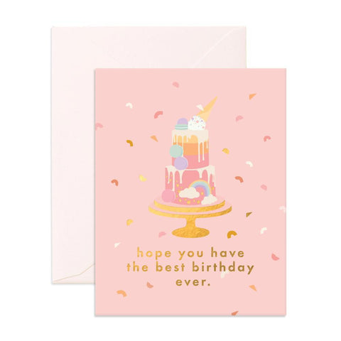 " Best Birthday Cake " Card