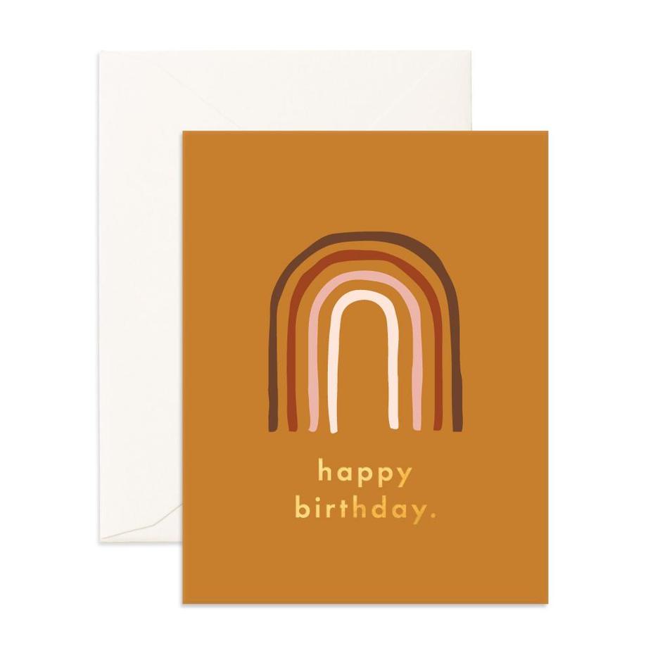 " Birthday Rainbow " Card