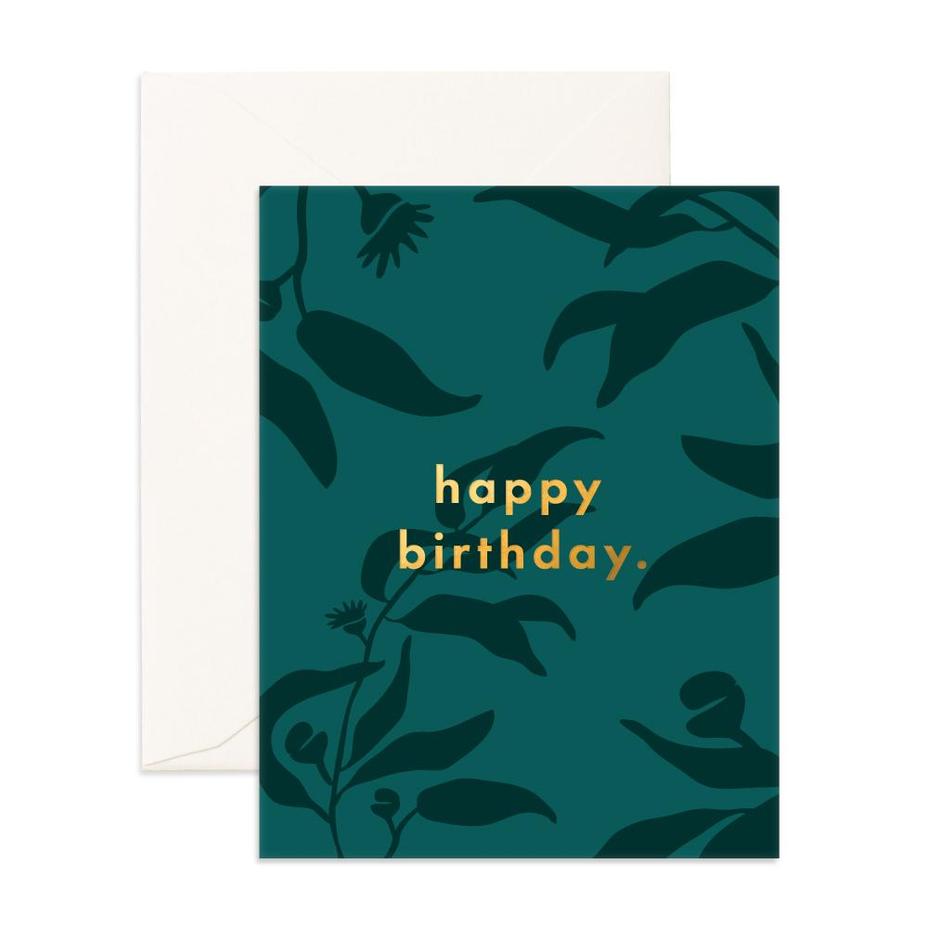 " Happy Birthday Eucalypt " Card
