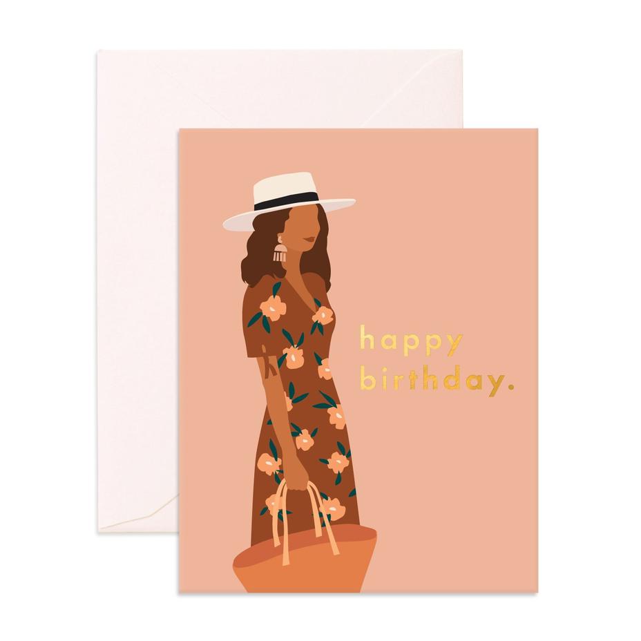 " Birthday Olivia " Greeting Card