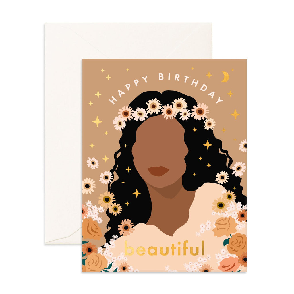 " Birthday Beautiful " Card