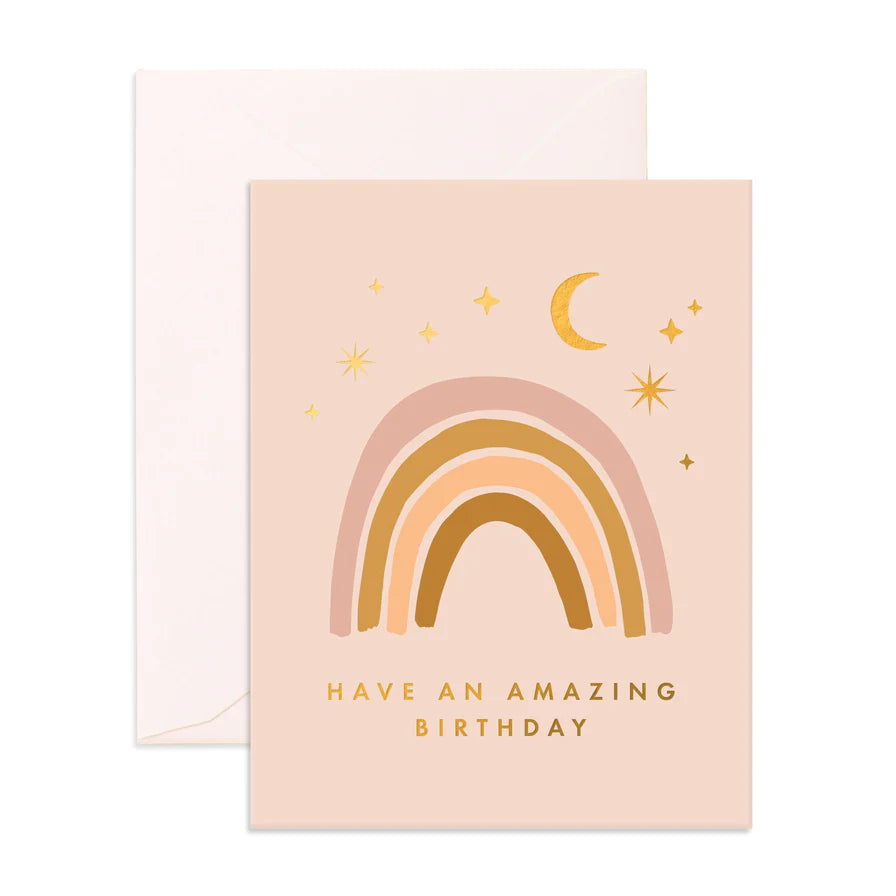 " Amazing Rainbow " Card
