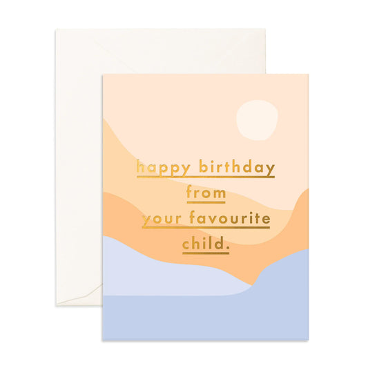 " Favourite Child Dunes " Card - Thorn and Burrow