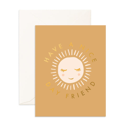 " Nice Day Sun " Card