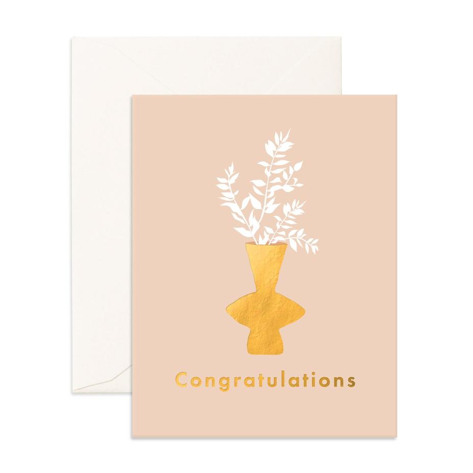 Product image of Congratulations Ruscus Greeting Card