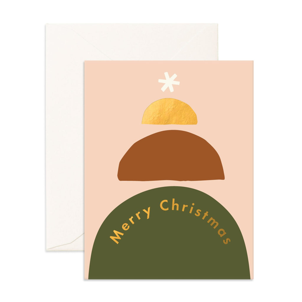 " Christmas Boho Tree " Card