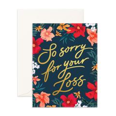 " So Sorry For Your Loss " Card Greeting Cards - Thorn and Burrow