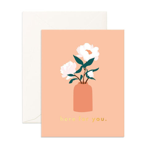 " Here For You Magnolias " Card