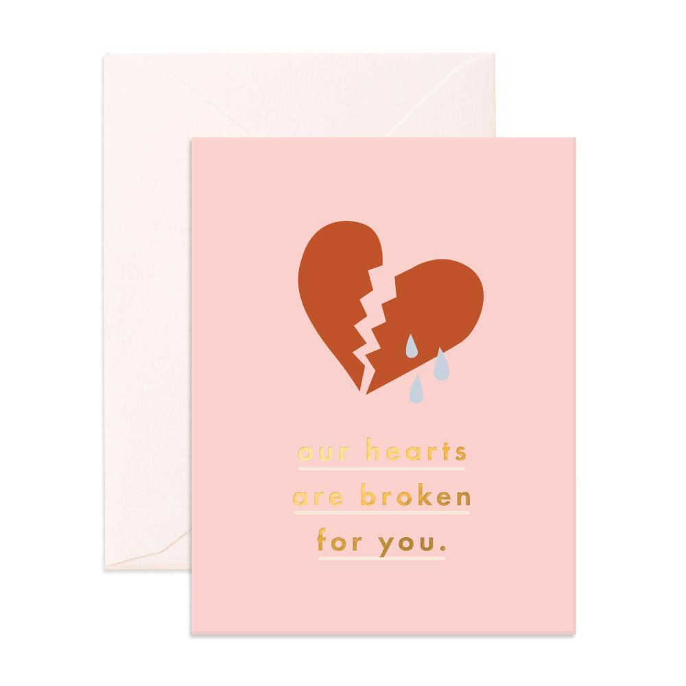 " Broken Hearts " Card