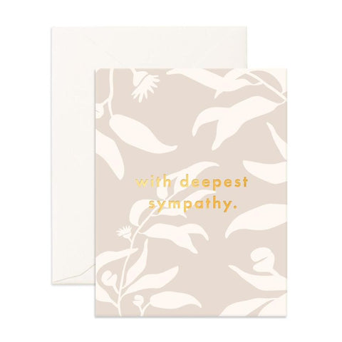 " Sympathy Eucalypt " Card