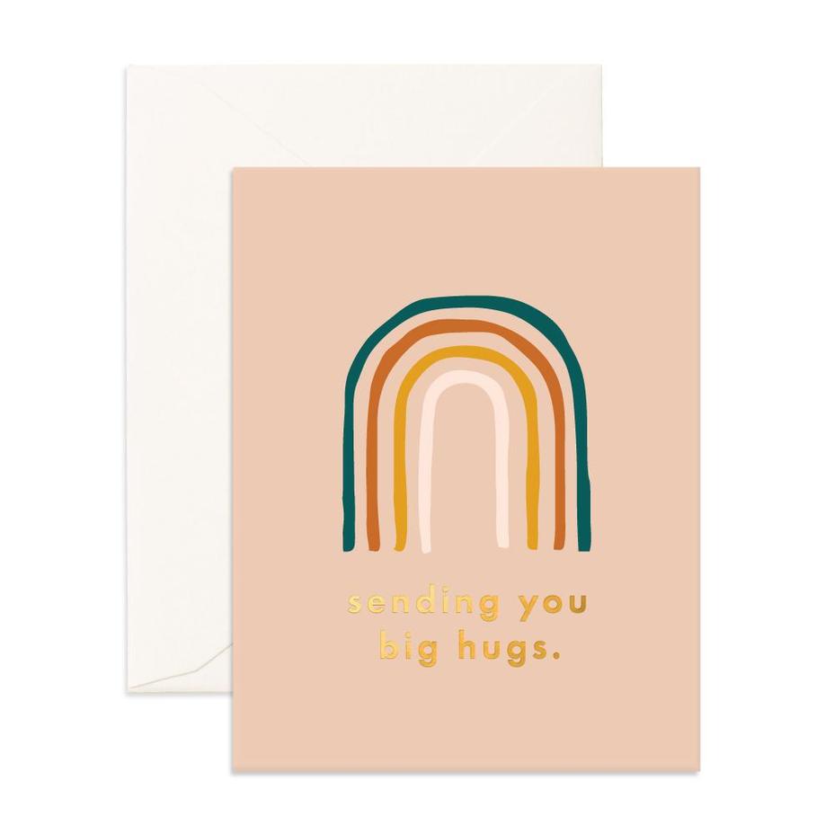 " Big Hugs Rainbow " Card