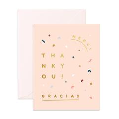 " Merci Gracias " Card Greeting Cards - Thorn and Burrow