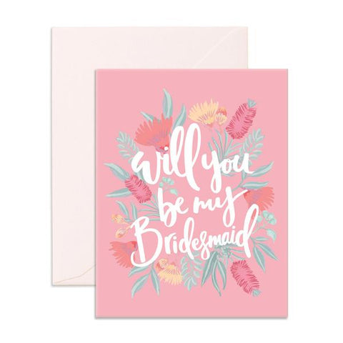 " Will You Be My Bridesmaid " Card
