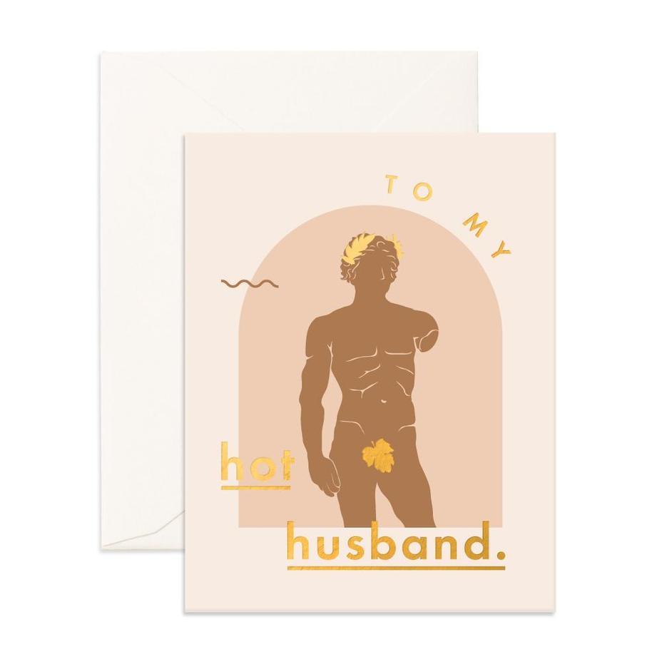 " Hot Husband  " Card