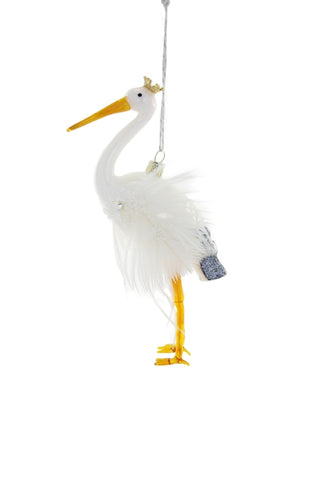 " Crowned Stork " Ornament