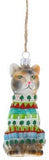 " Festive Kitty " Ornament