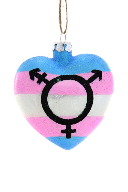 " Trans Heart " Ornament