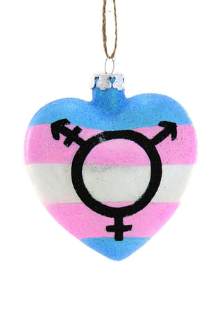 " Trans Heart " Ornament