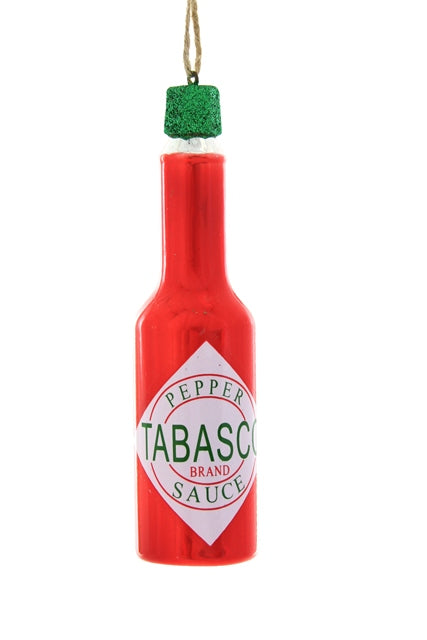 " Pepper Sauce Bottle " Ornament