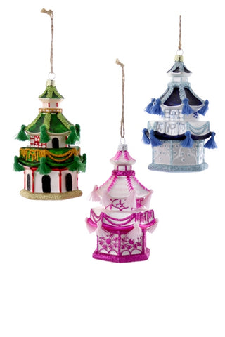 " Imperial Garden Pagoda " Ornament (Multiple Colors)