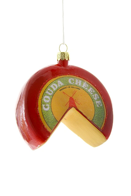 " Gouda Cheese Wheel " Ornament