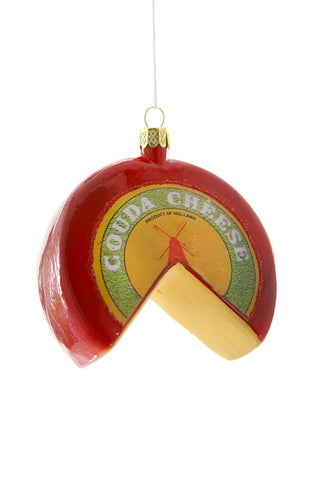 " Gouda Cheese Wheel " Ornament
