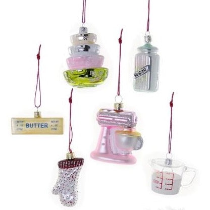 " Christmas Kitchenware " Set Ornament