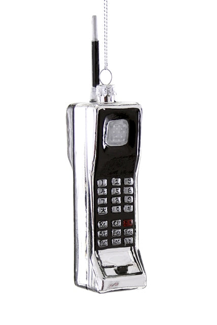 " Silver Brick Phone " Ornament