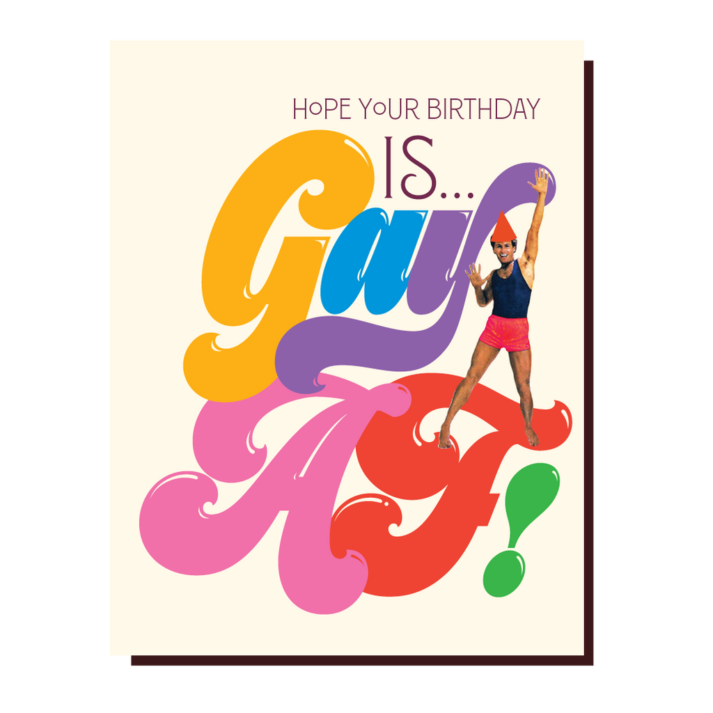 " Gay AF! " Card