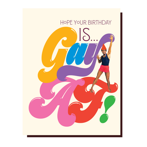 " Gay AF! " Card
