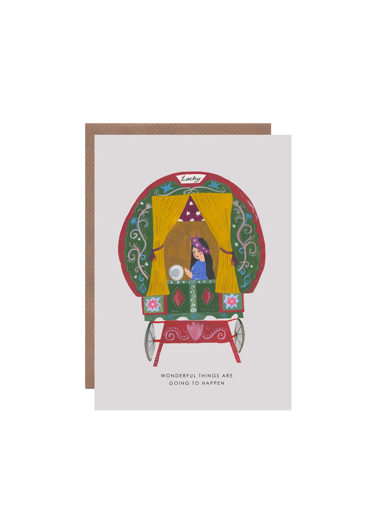 " Gypsy Wagon " Card