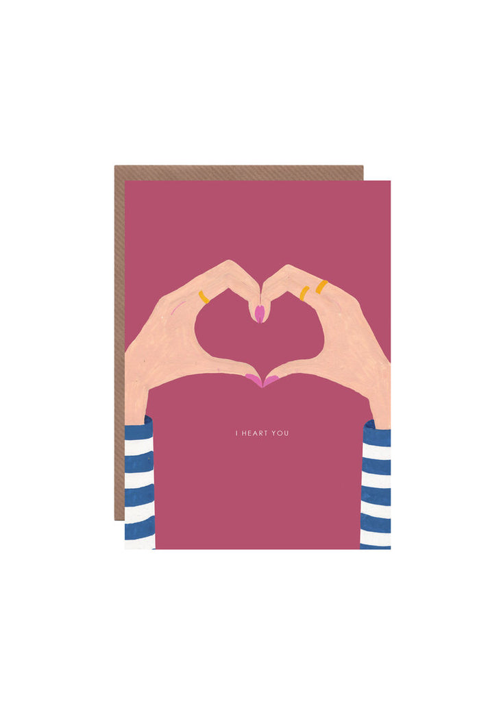 " I Heart You " Card