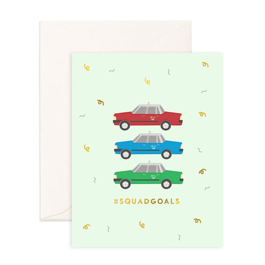 #Squadgoals - Greeting Card - Thorn and Burrow
