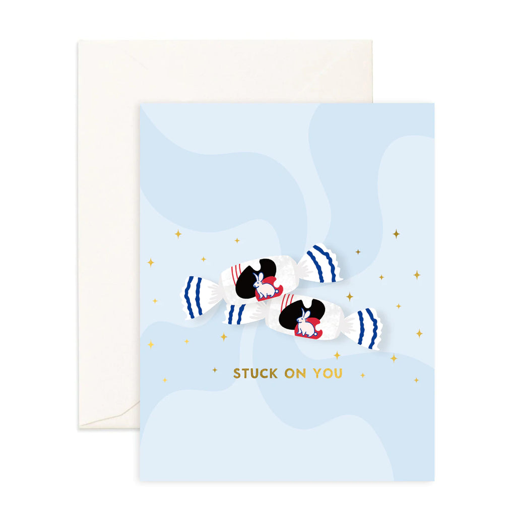 Stuck On You - Greeting Card