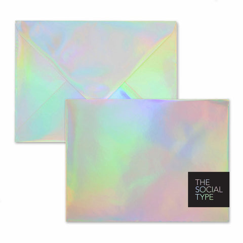 Silver Hologram Envelopes