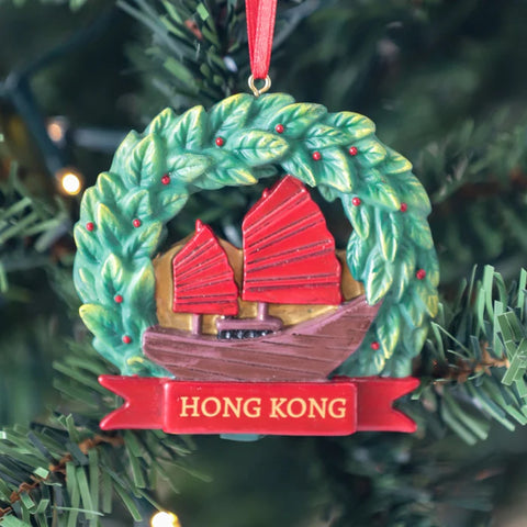 Hanging Decoration: Hong Kong Wreath Ornament